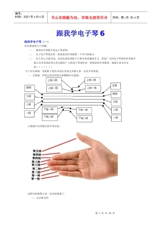电子琴基本常识3
