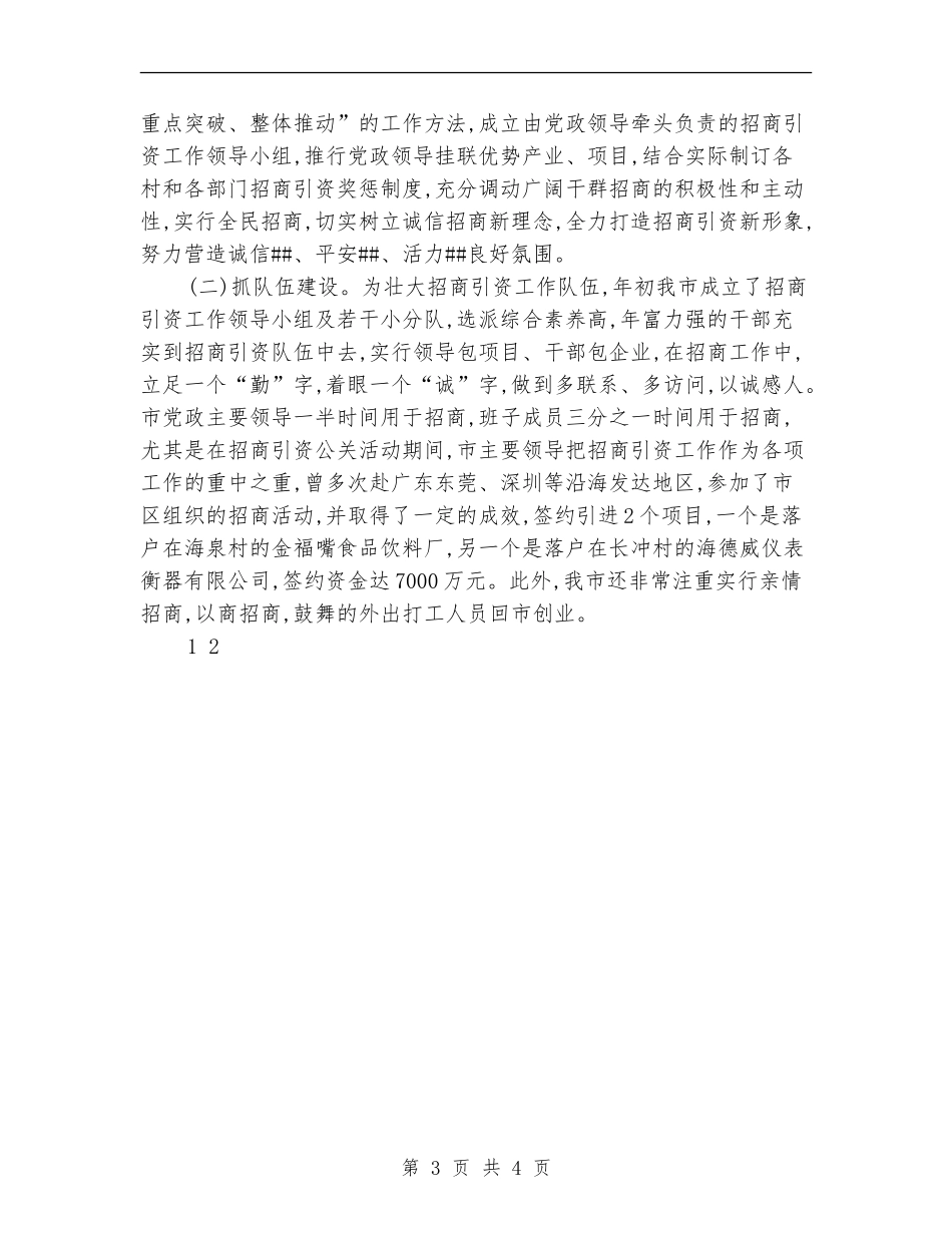 2024年市政府招商引资工作总结_第3页