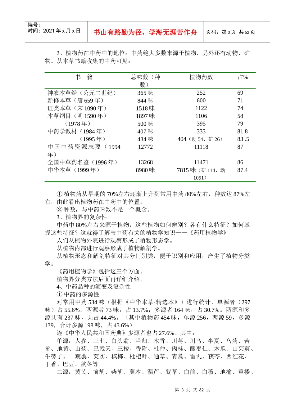药用植物学讲义_第3页