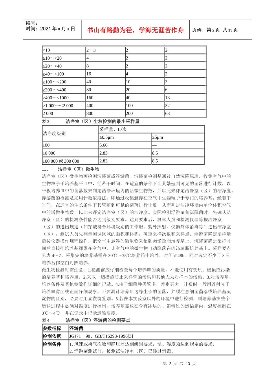 生物安全实验室洁净等级划分_第2页