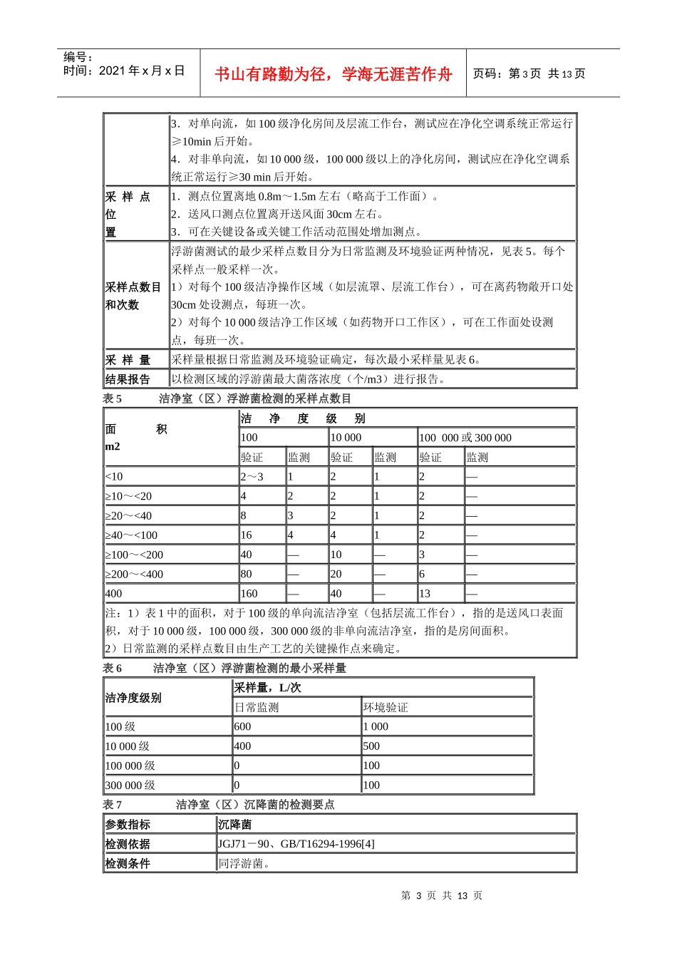 生物安全实验室洁净等级划分_第3页
