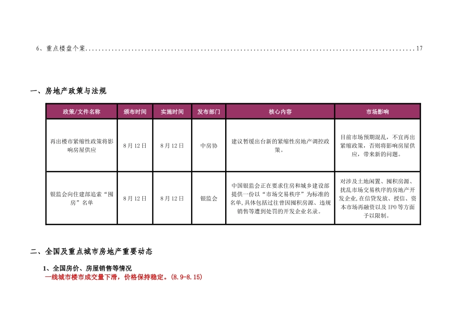 长沙房地产市场周报89815定稿2331436283_第3页