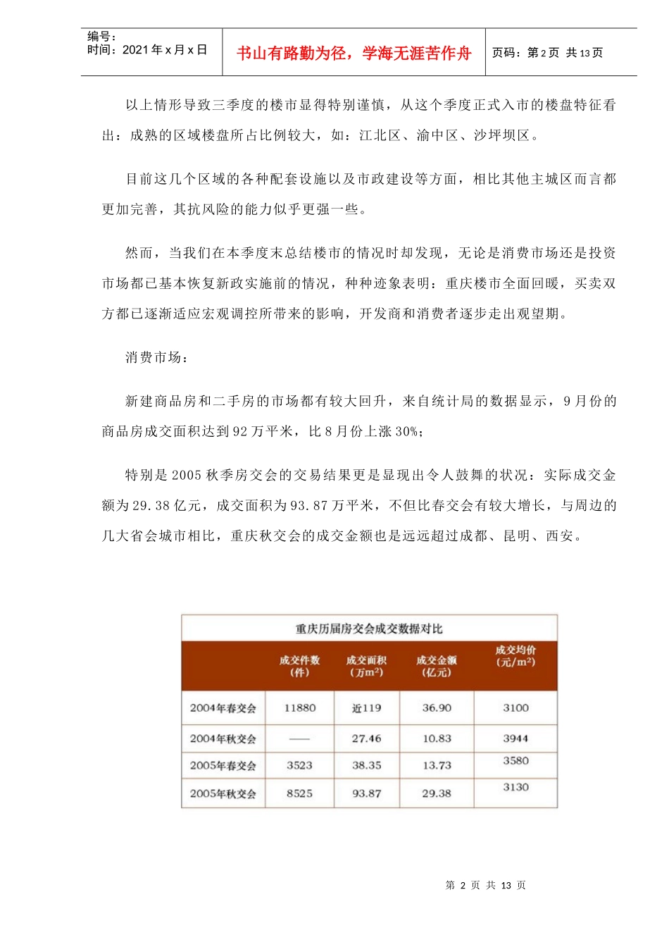 重庆高层住宅特征分析_第2页