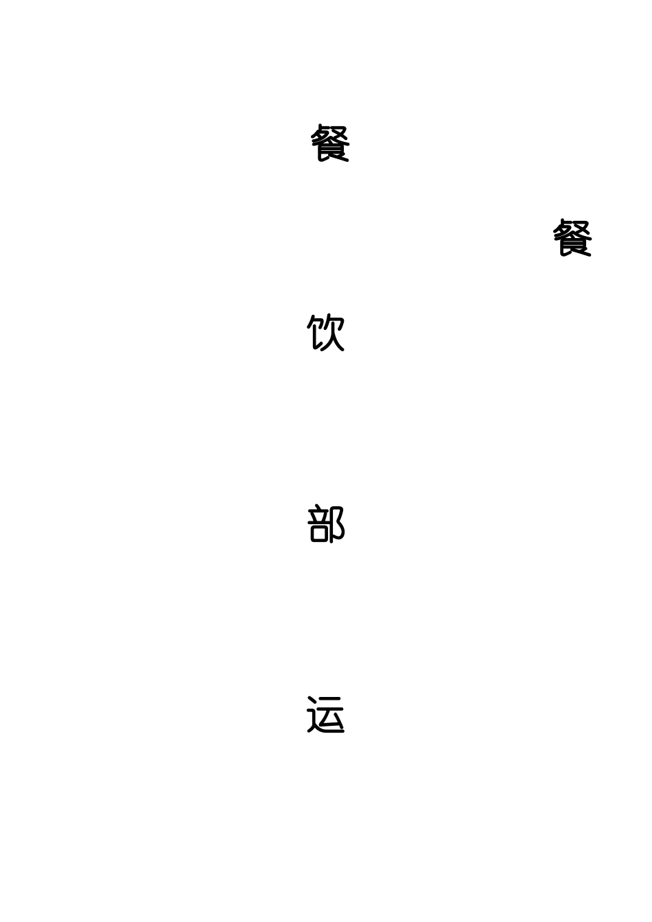 餐饮部运营手册_第1页