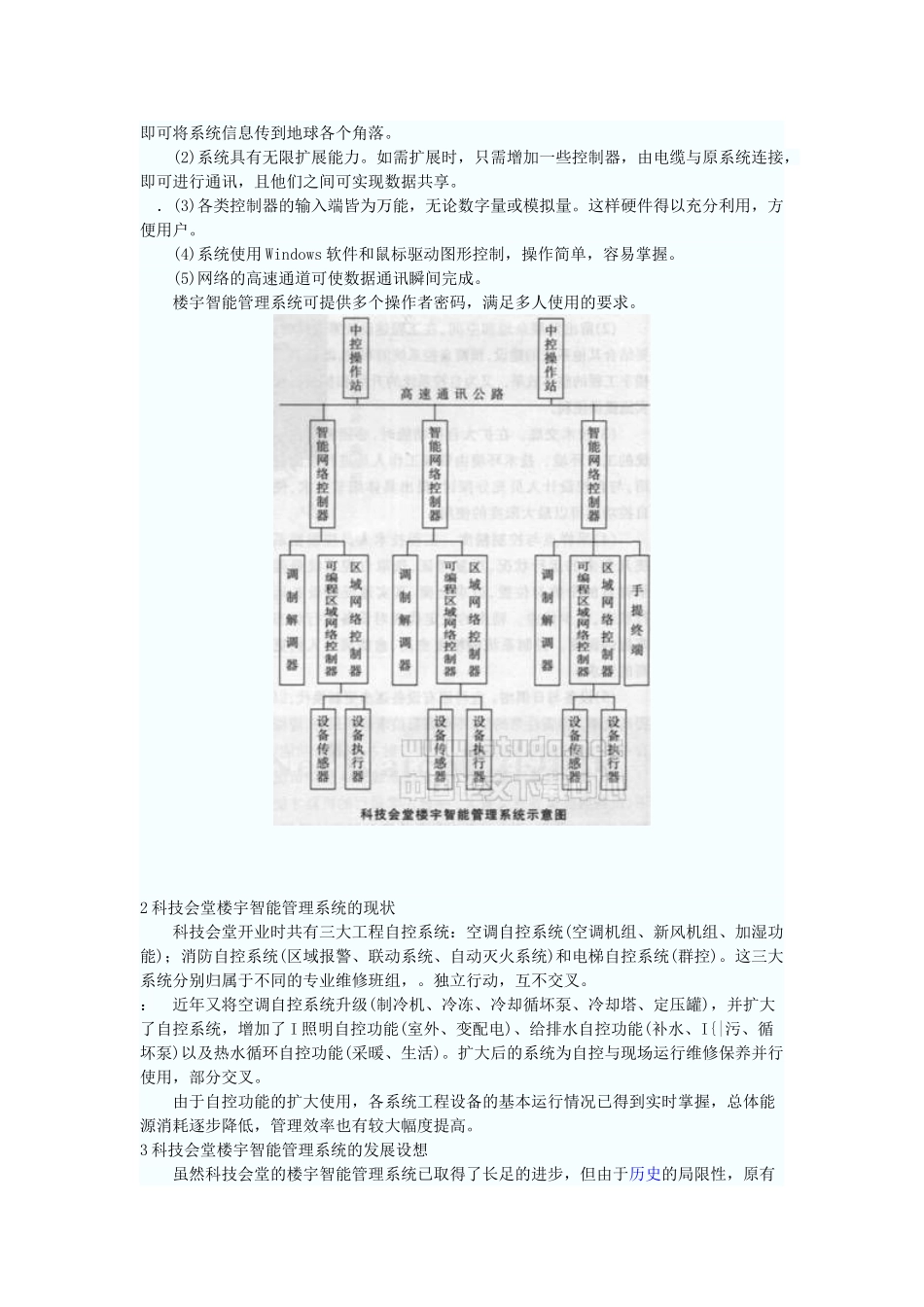 论楼宇智能管理系统在科技会堂的应用和发展_第2页