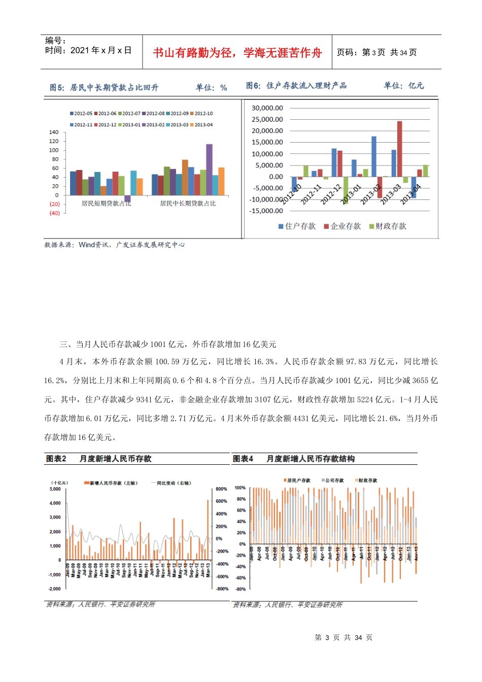 金融行业月报银行业4月_第3页