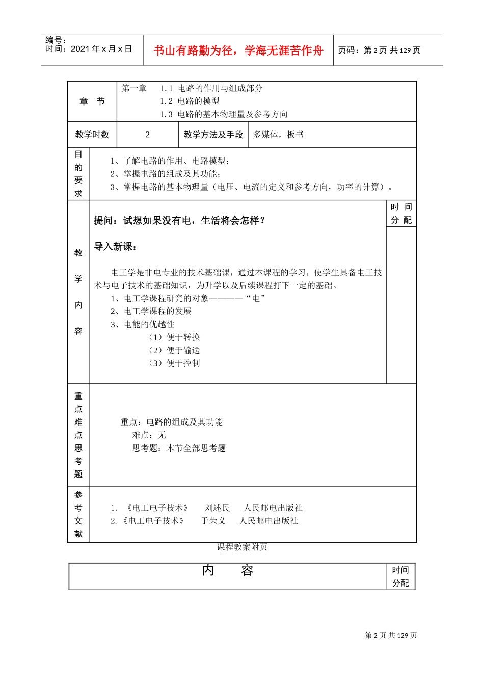 课程教案电工电子技术(DOC124页)_第2页