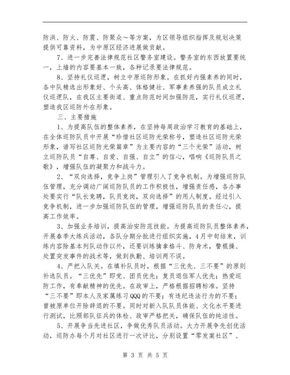 2024年巡防队工作安排_第3页