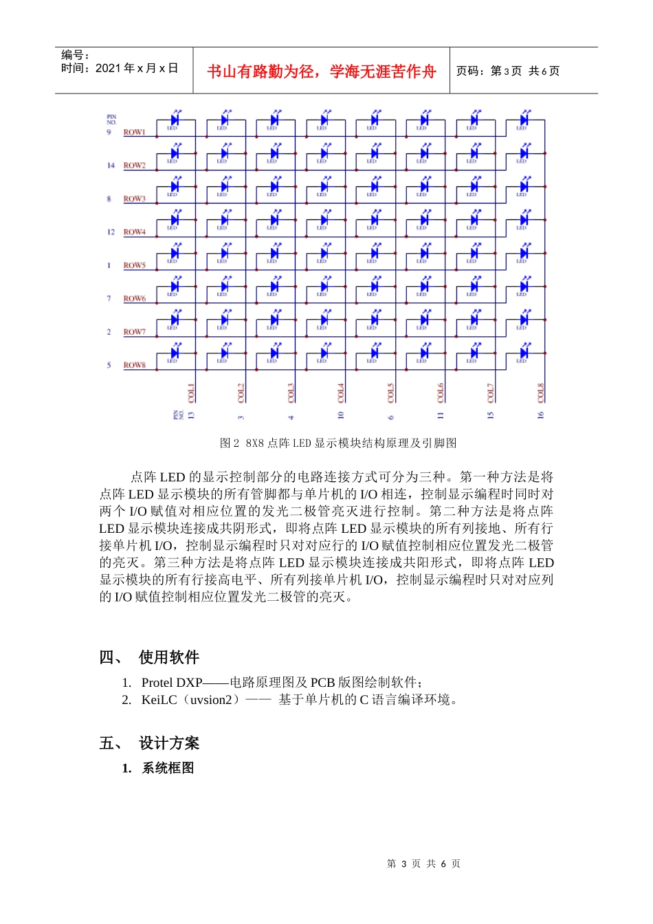 通信工程应用设计实训指导书_第3页