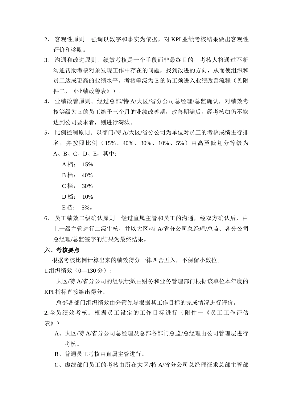 通信有限公司FY02绩效考核办法_第2页