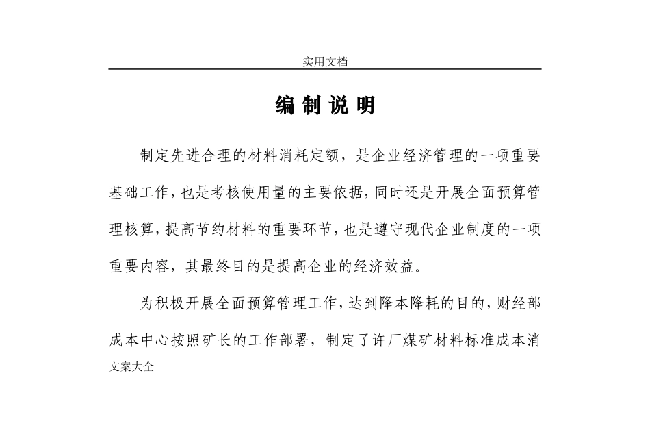 许厂煤矿材料(定额装订版)(DOC157页)_第2页