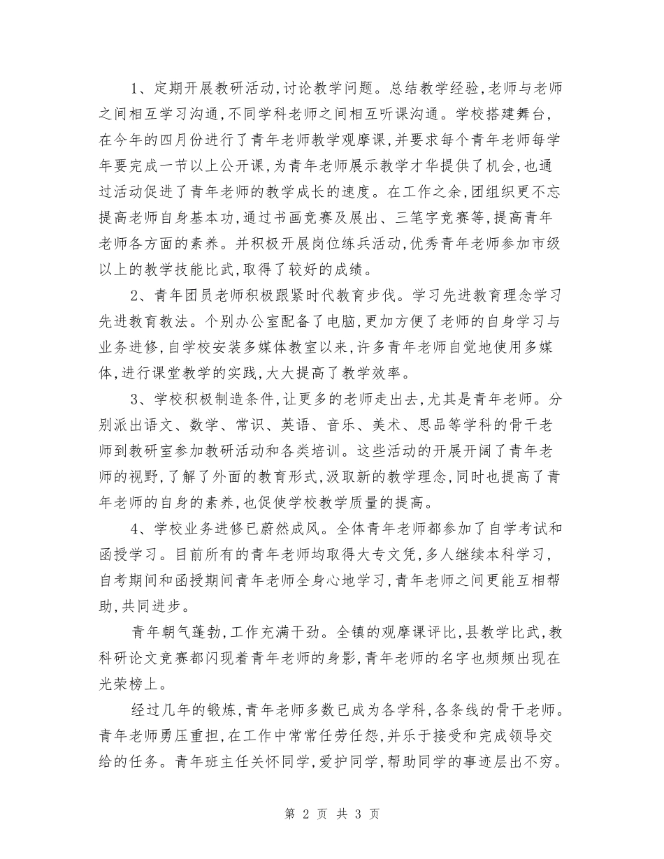 小学2024年团支部工作总结_第2页