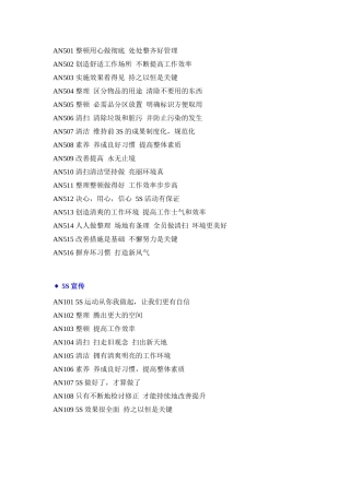 品质管理宣传标语