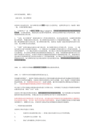 内审实务标准化红皮书