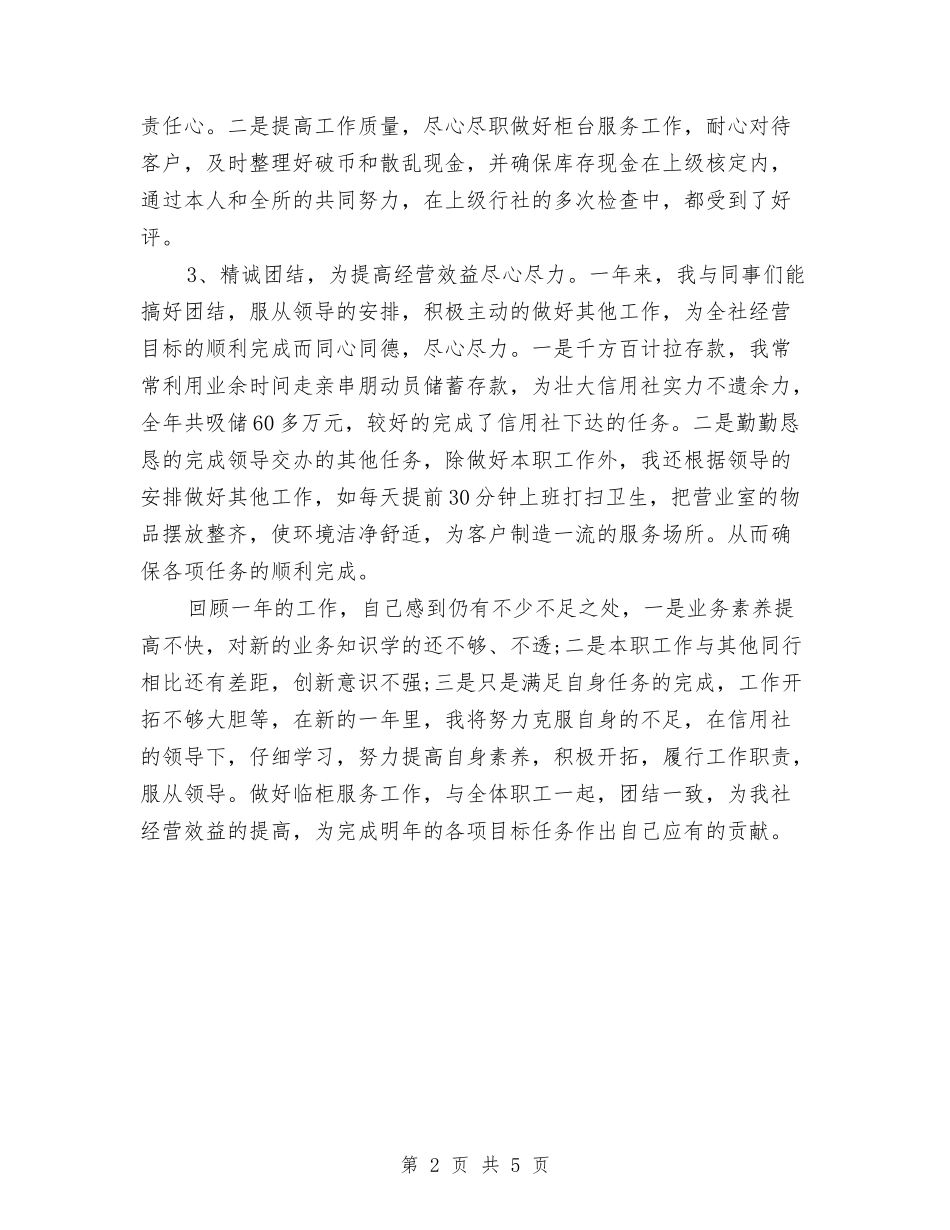 2024-2024出纳员年度总结模板与2024-2024出纳工作年度总结范文汇编_第2页