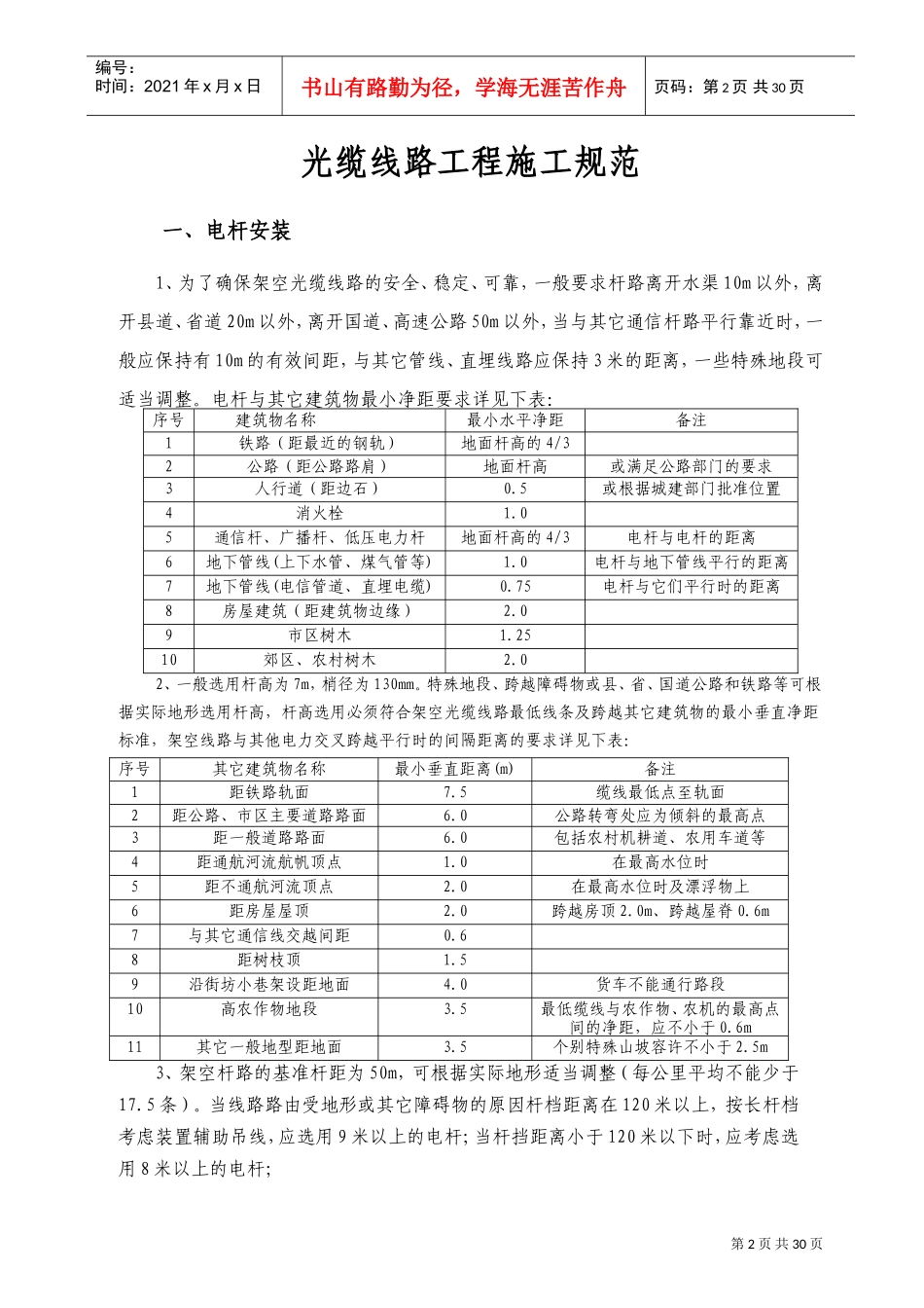 通信光缆线路施工规范-(年修订版)(DOC28页)_第2页