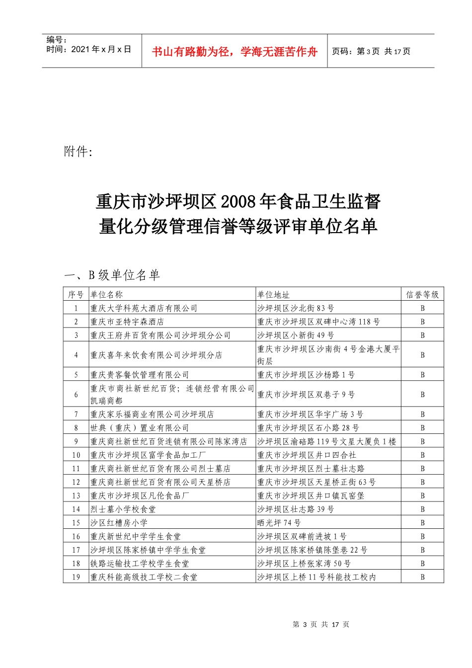 重庆市沙坪坝区卫生局电子公文_第3页