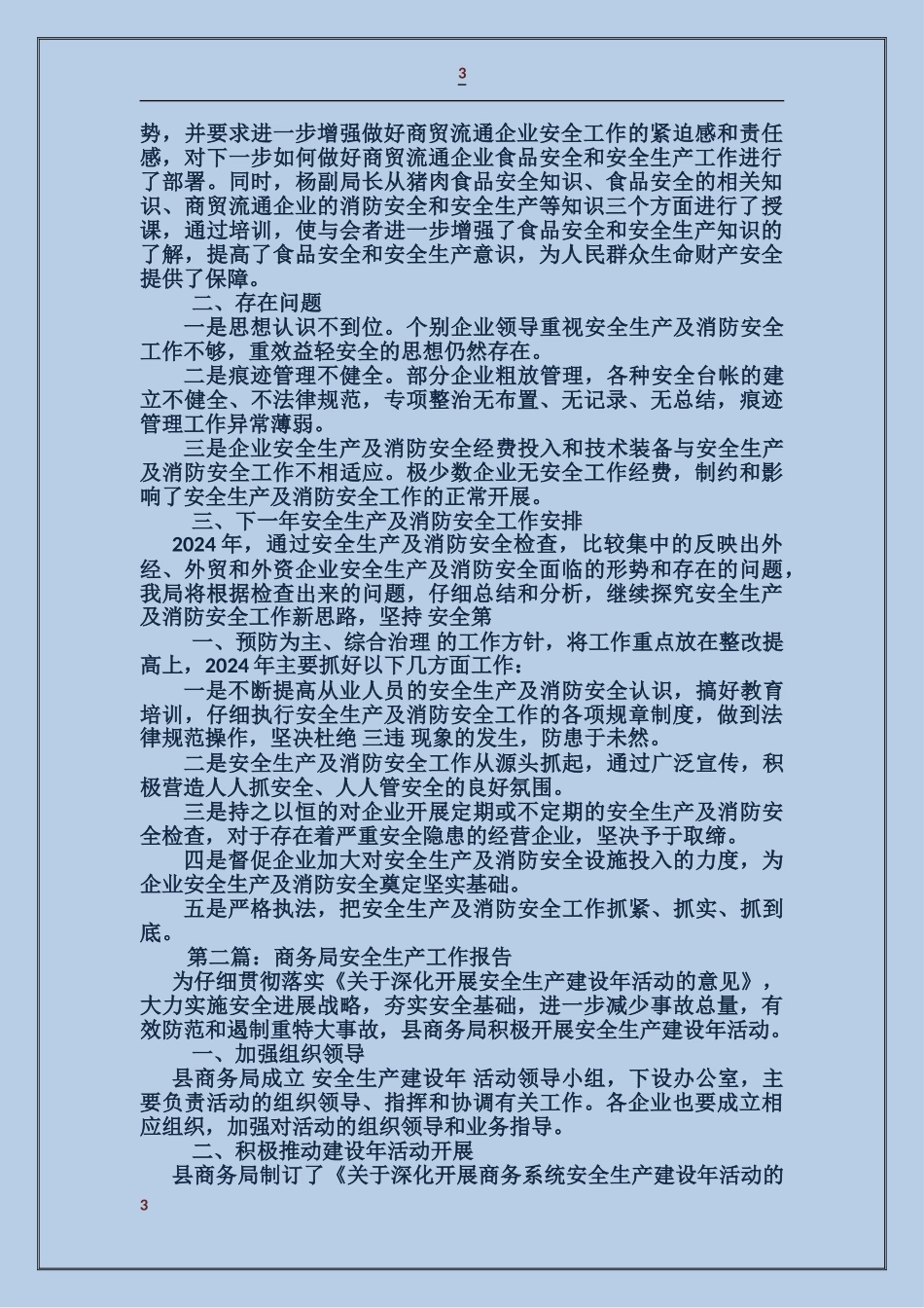 商务局安全生产及消防安全工作_第3页
