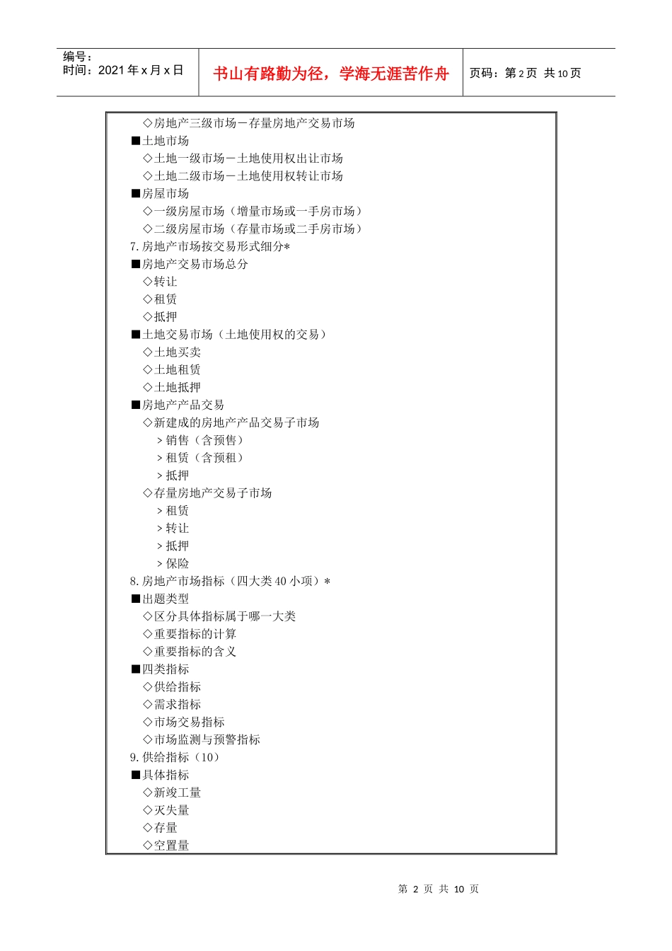 第二章 房地产市场与市场运行_第2页
