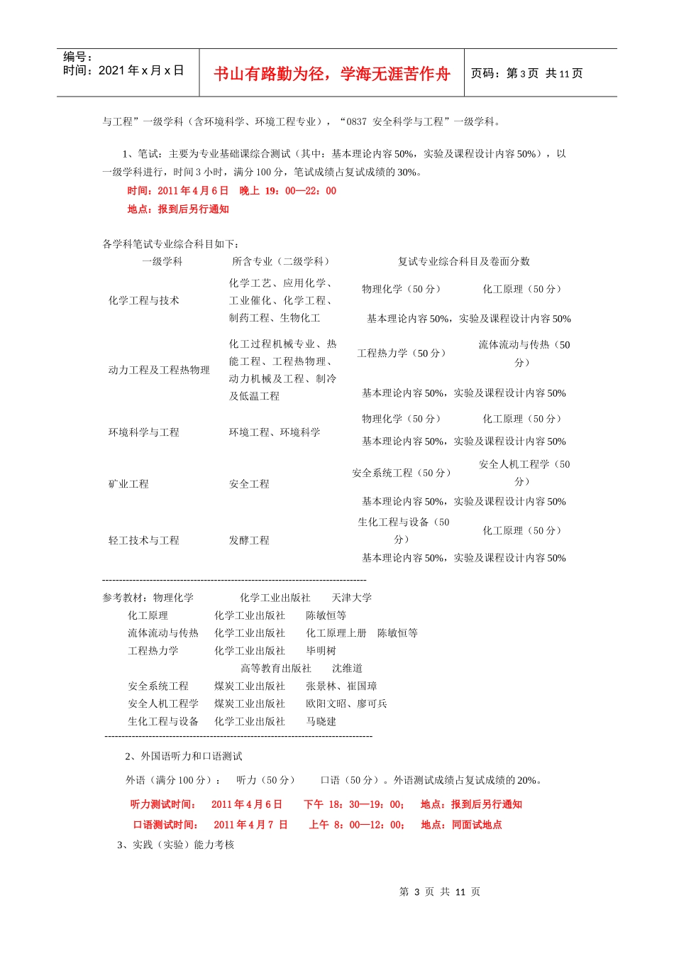 郑州大学化工与能源学院XXXX年硕士研究生招生复试工作细则_第3页