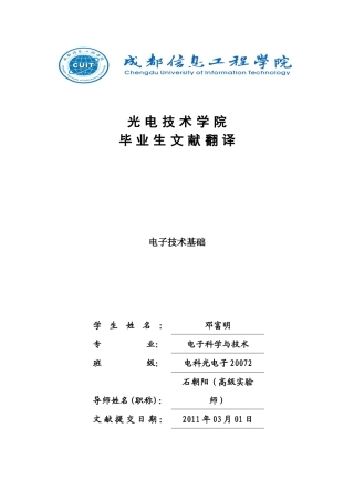 电子英文翻译
