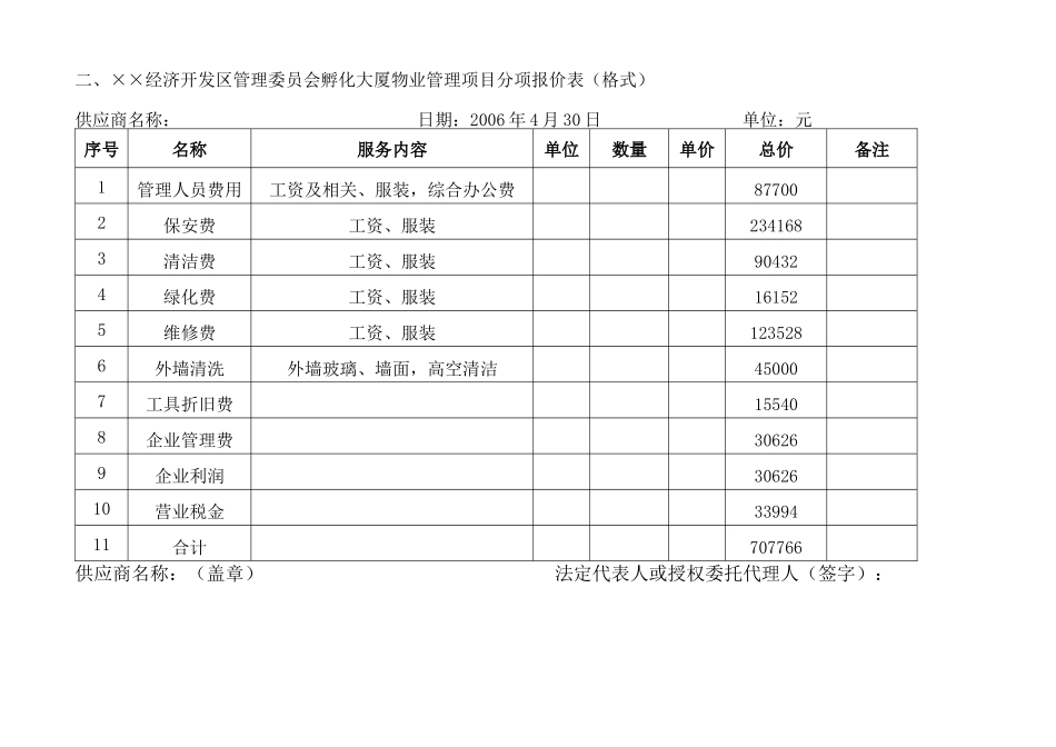 经济开发区管委会大厦物业管理方案_第2页
