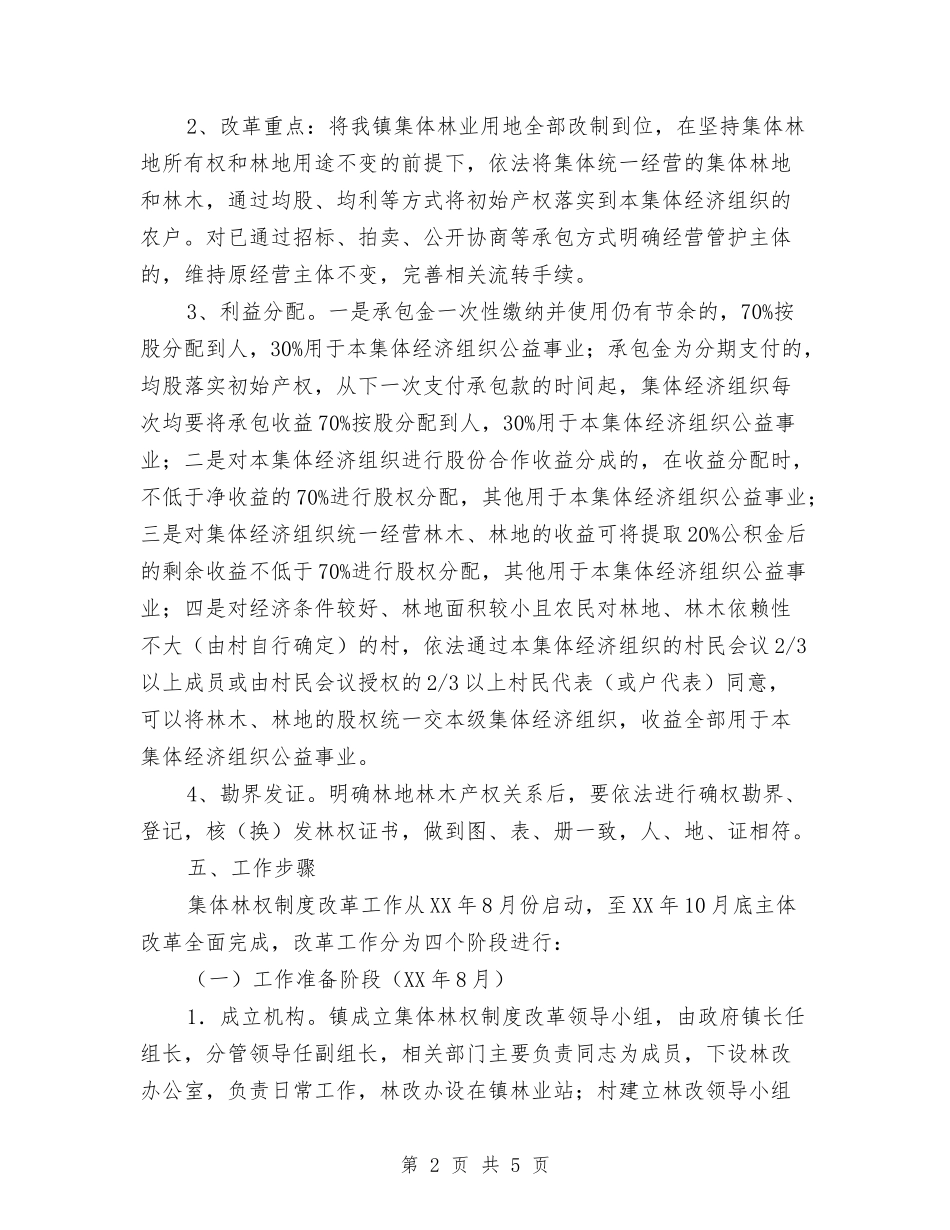 集体林权制度改革方案_第2页