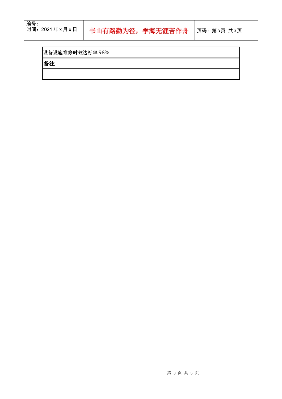酒店水电班工程师岗位说明书_第3页