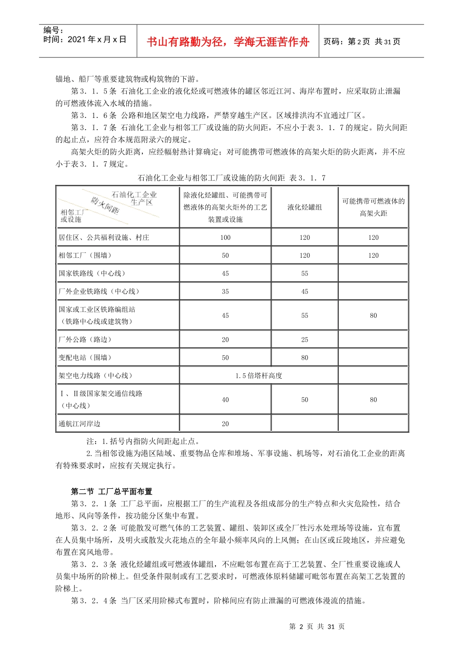 石油化工企业设计防火规范(最新)_第2页