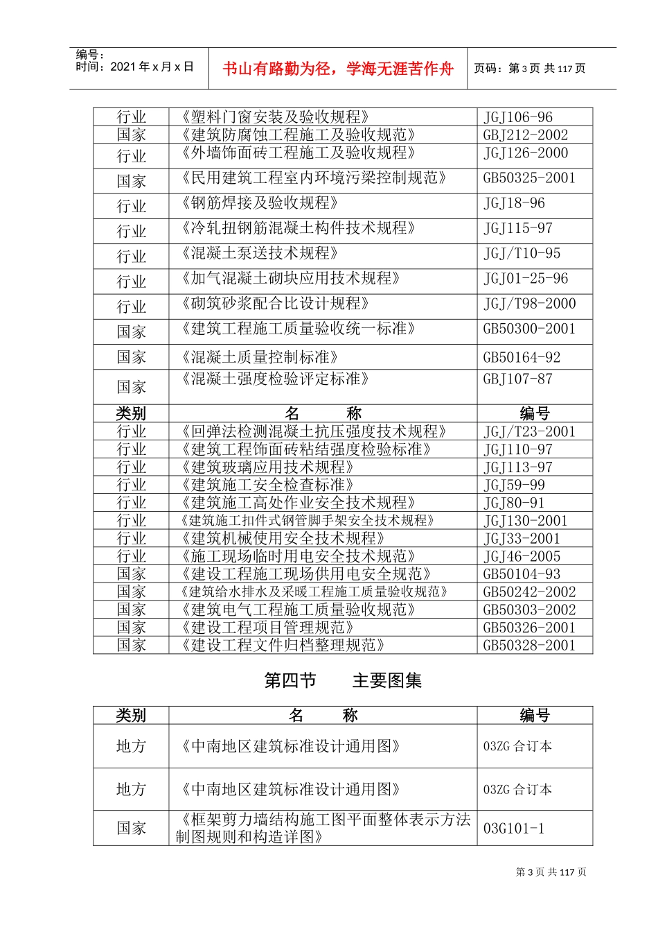 超高层住宅楼施工组织设计(DOC156页)_第3页