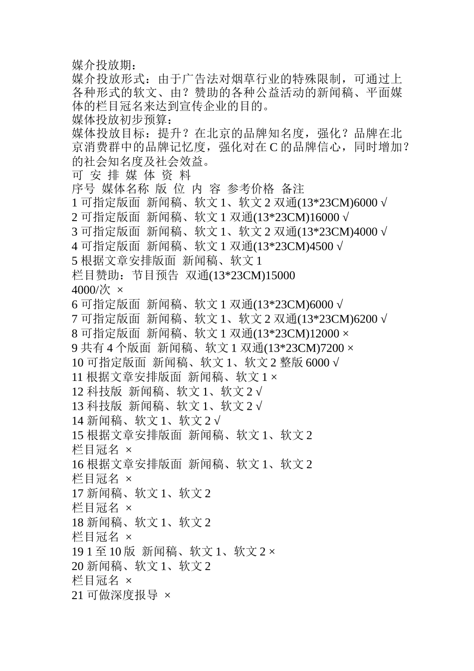 香烟品牌公关策划方案研讨_第3页