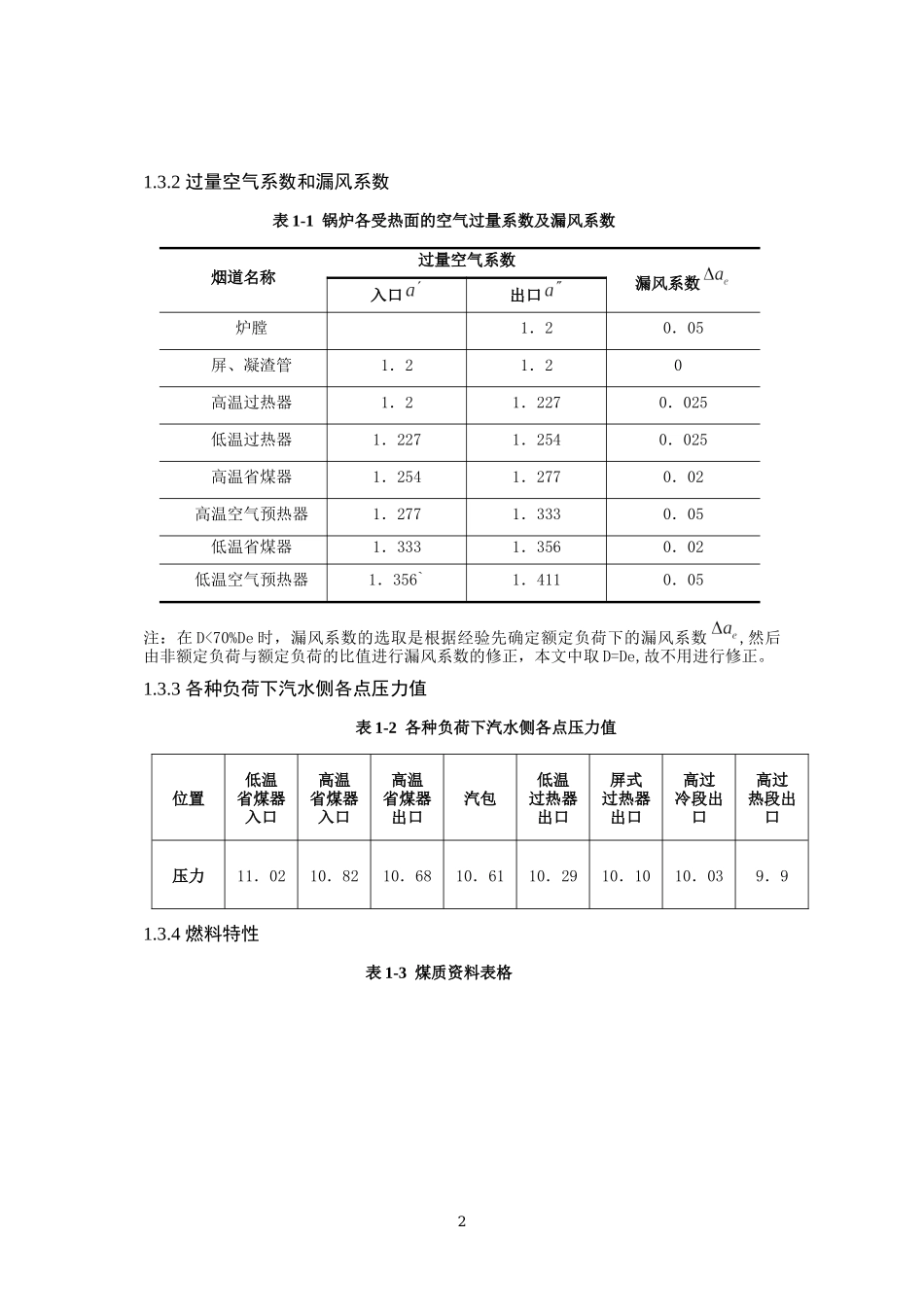 锅炉课程设计计算阜新烟煤_第2页