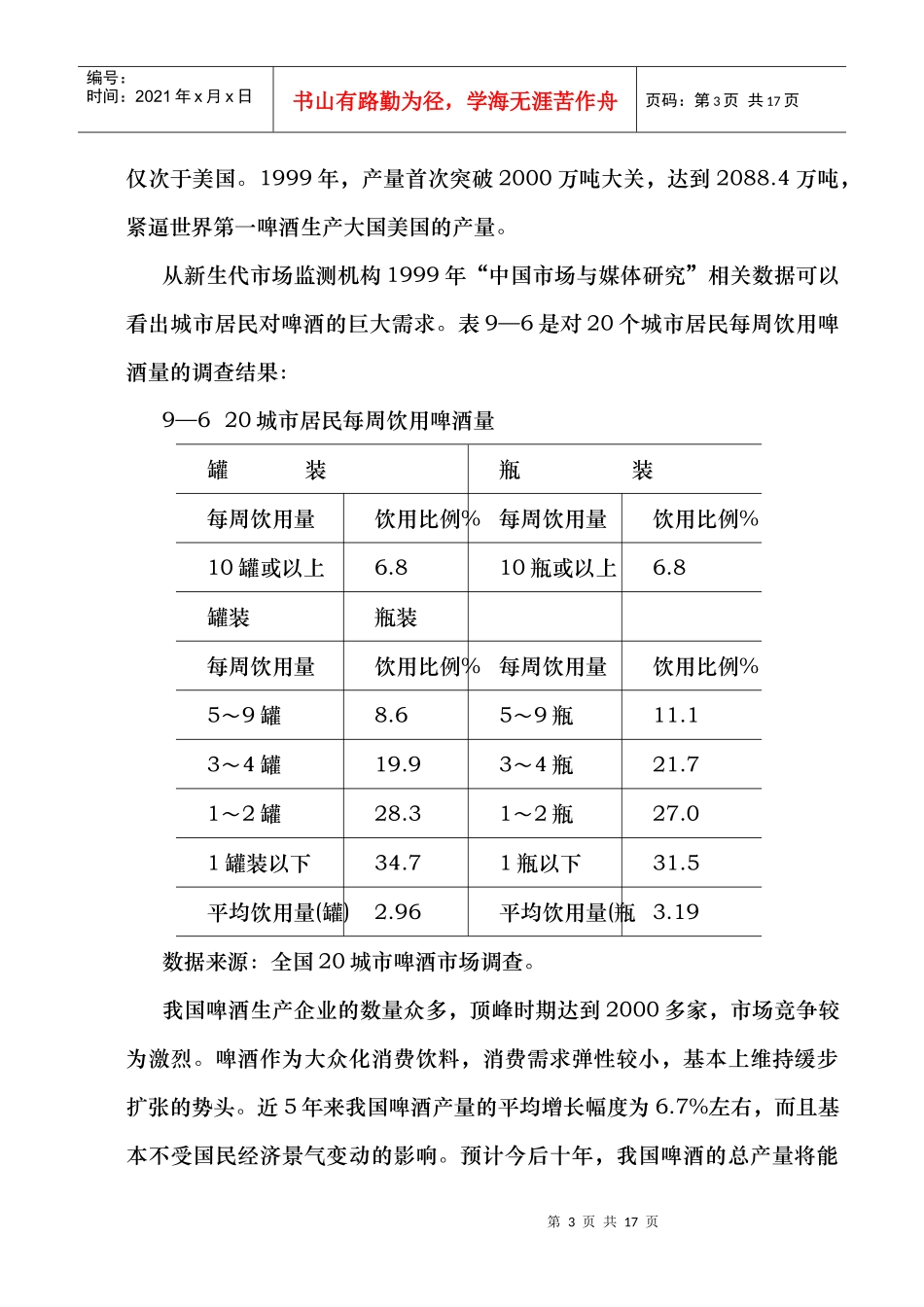 青岛啤酒的促销策略(DOC18页)_第3页