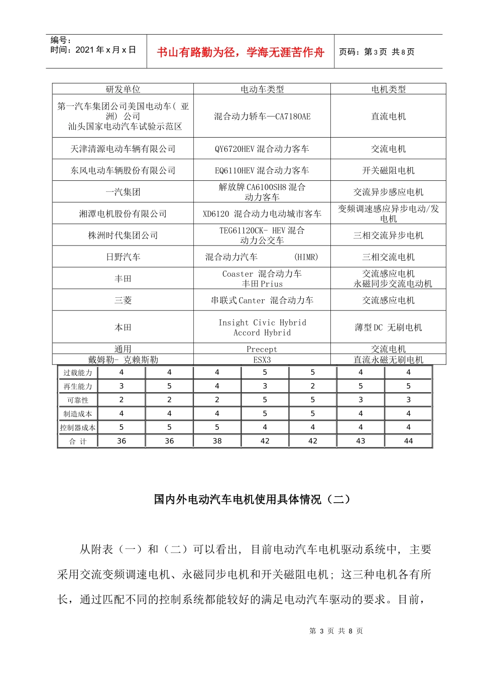 纯电动车用电机的可行性分析_第3页