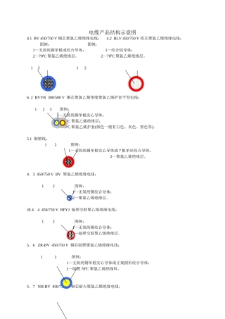 电缆产品结构示意图(DOC66页)