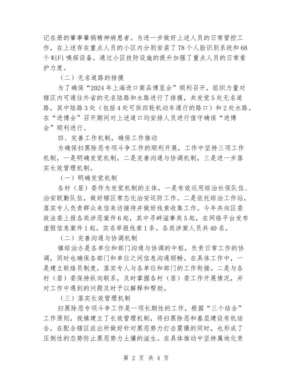 大场镇扫黑除恶专项斗争工作总结_第2页