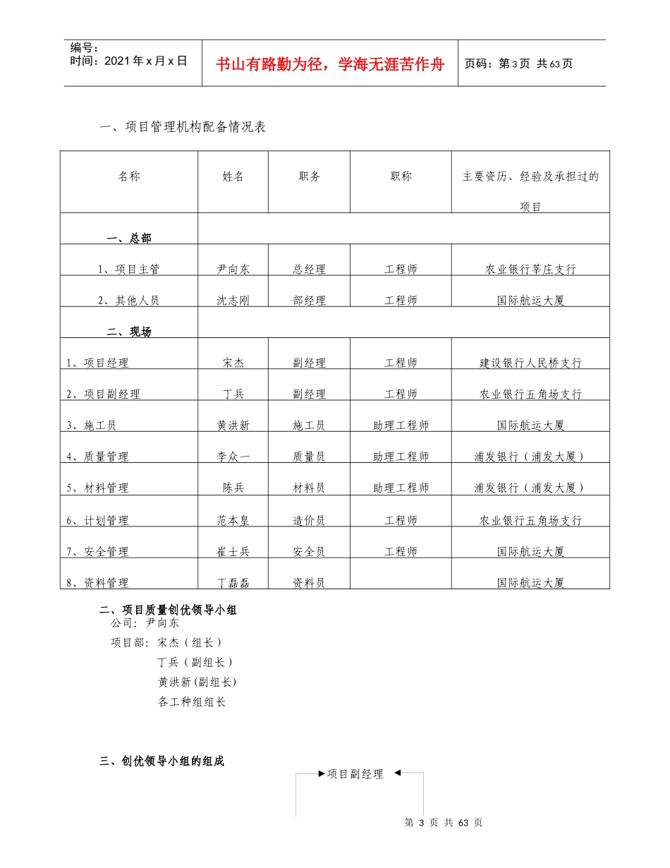 移动营业厅装修工程施工组织设计方案_第3页