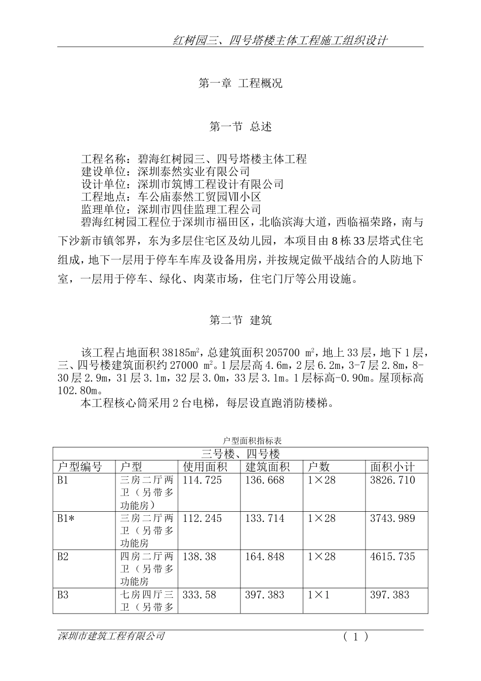 碧海红树园主体施工组织设计方案2(DOC216页)_第1页