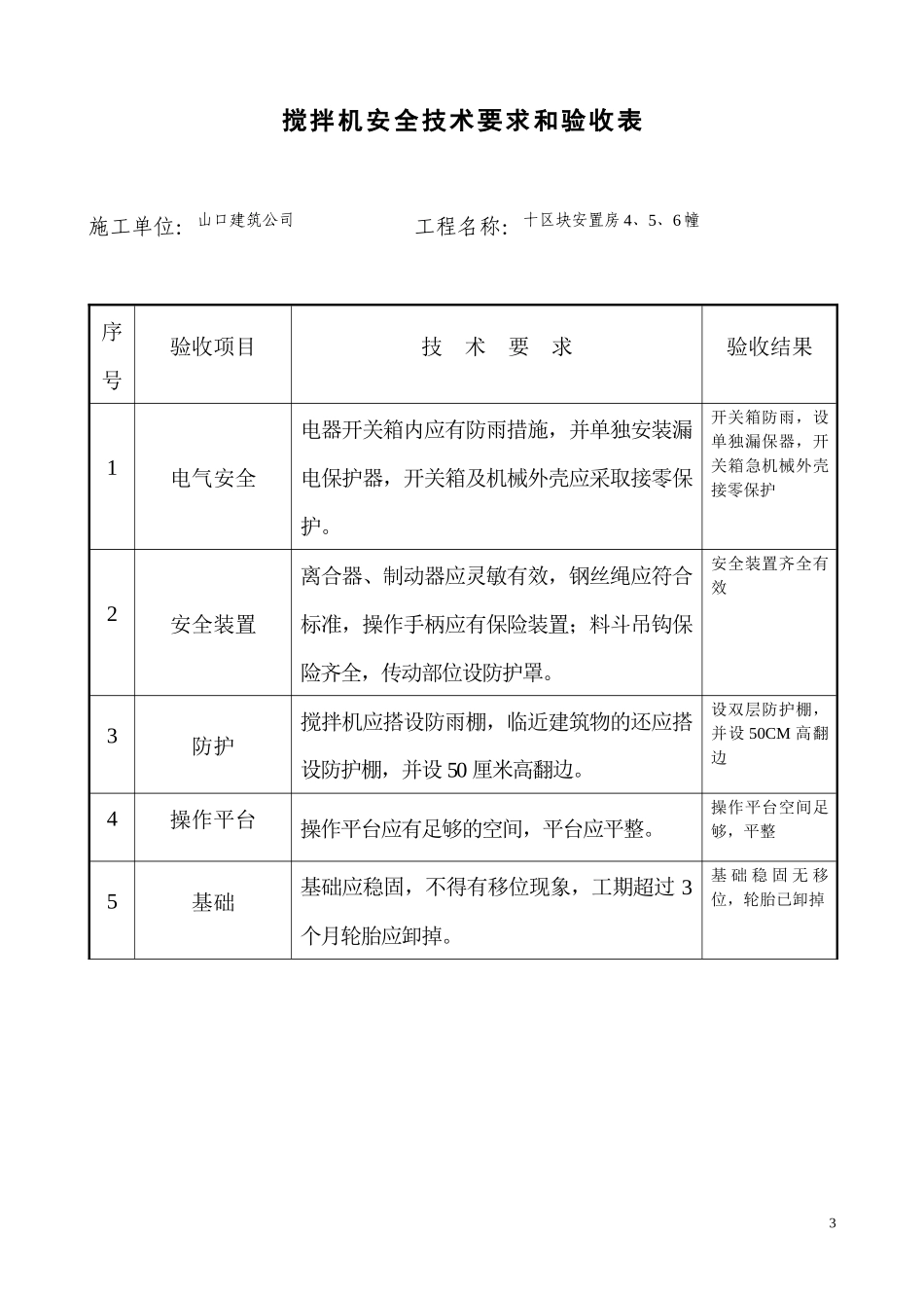 钢筋工程安全交底记录表_第3页