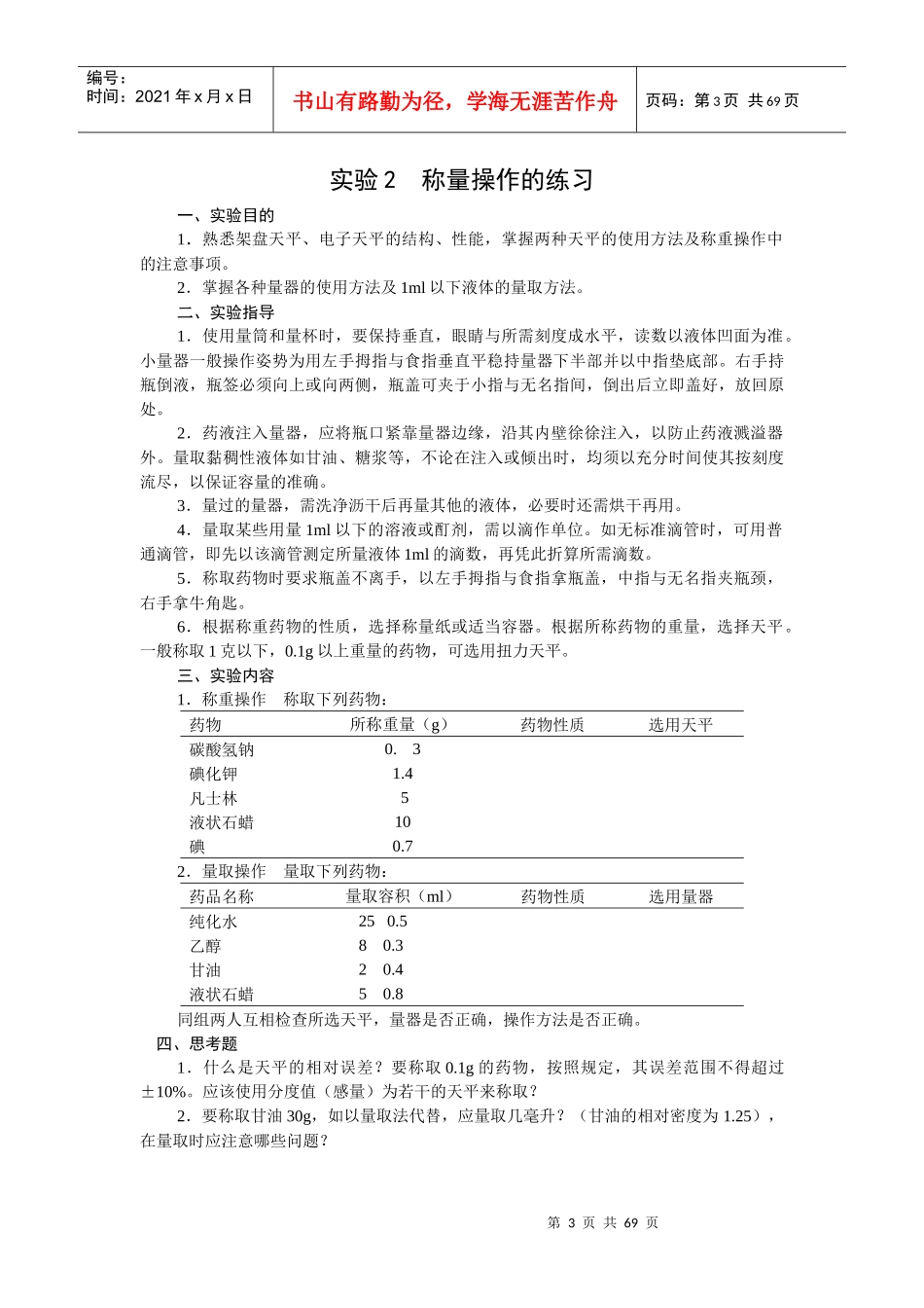 药剂学实验内容_第3页