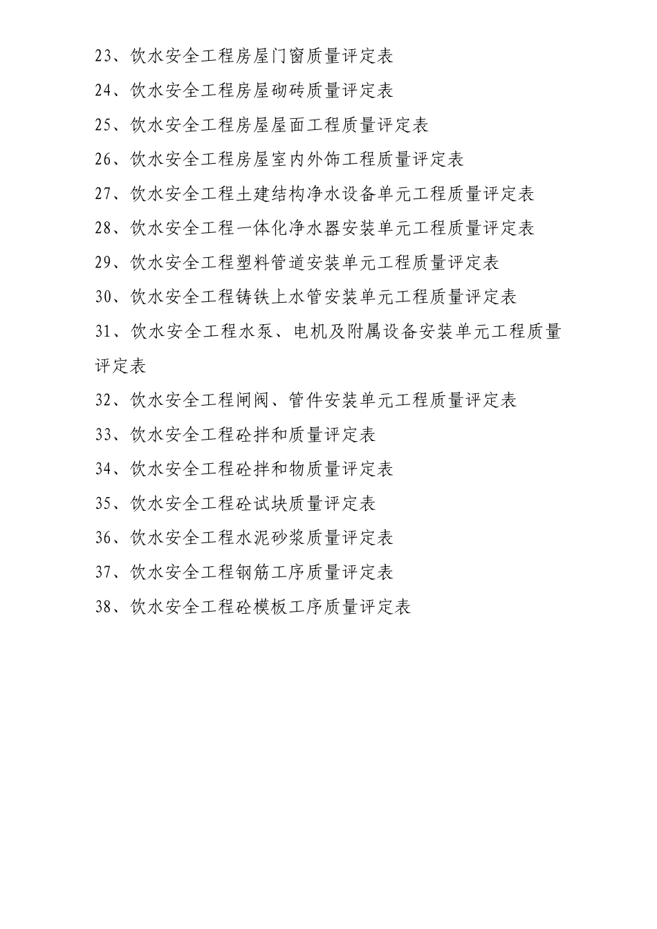 泸州市农村饮水安全工程质量评定表_第2页