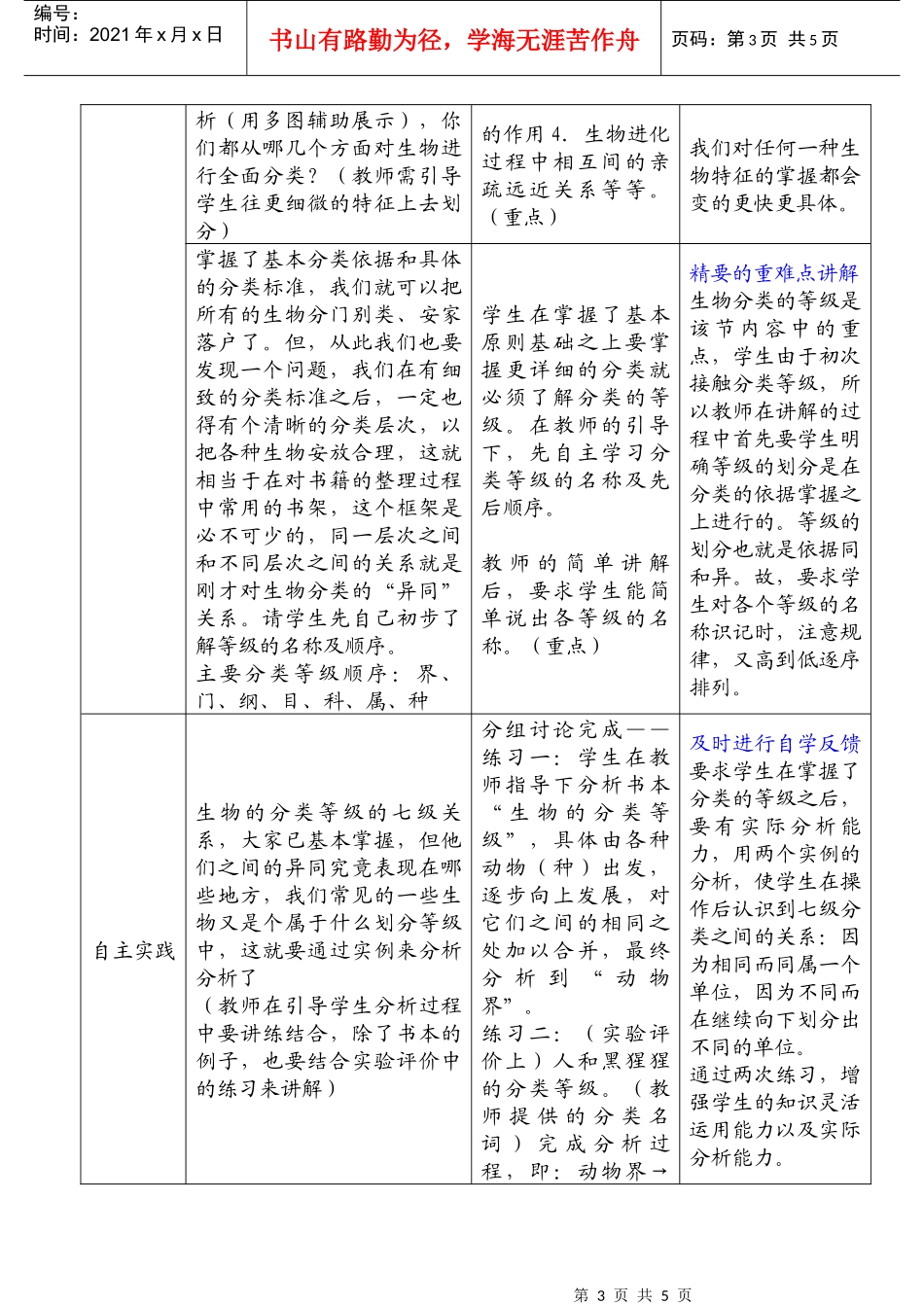 生物的分类（教案设计）-南京玄武区教师进修学校网站首页_第3页