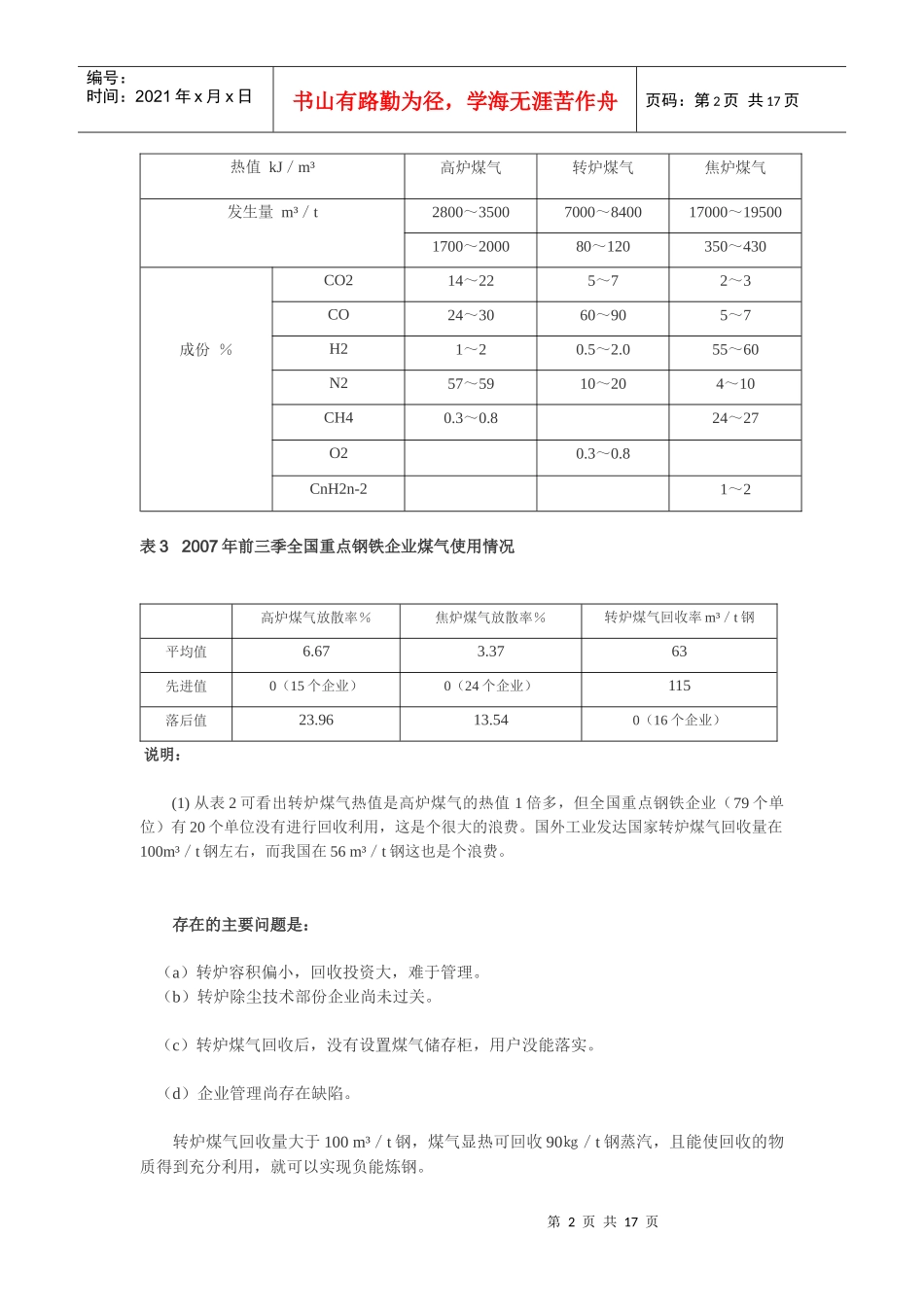 钢铁工业能源现状和管理_第2页