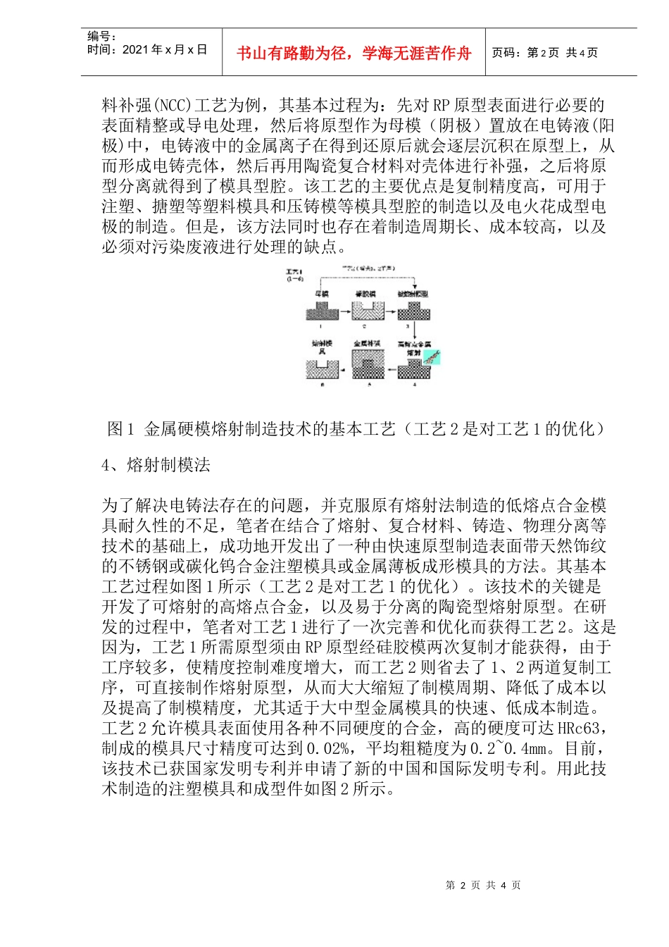 金属模具快速制造技术6(1)_第2页
