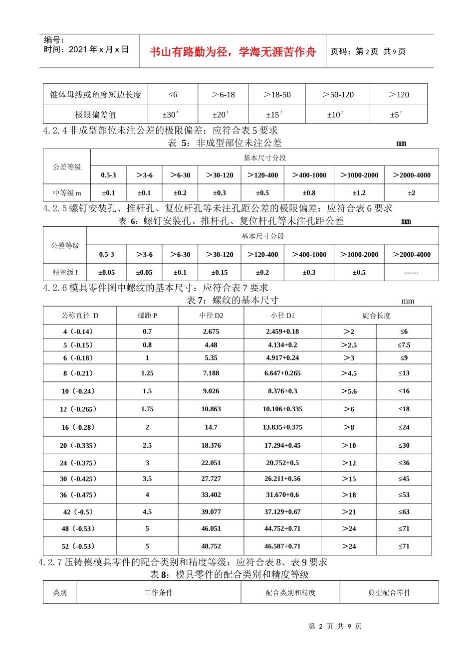 目的规范公司模具设计_第2页