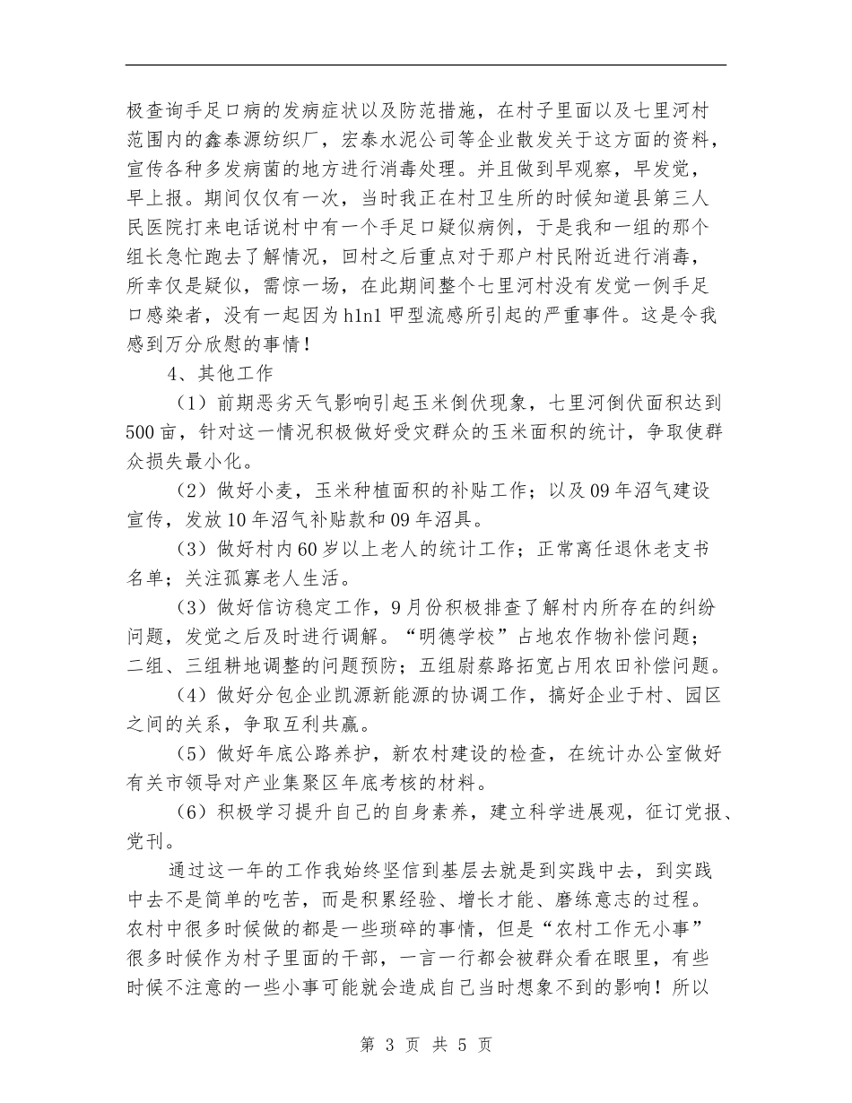 2024年村官年终工作总结_第3页