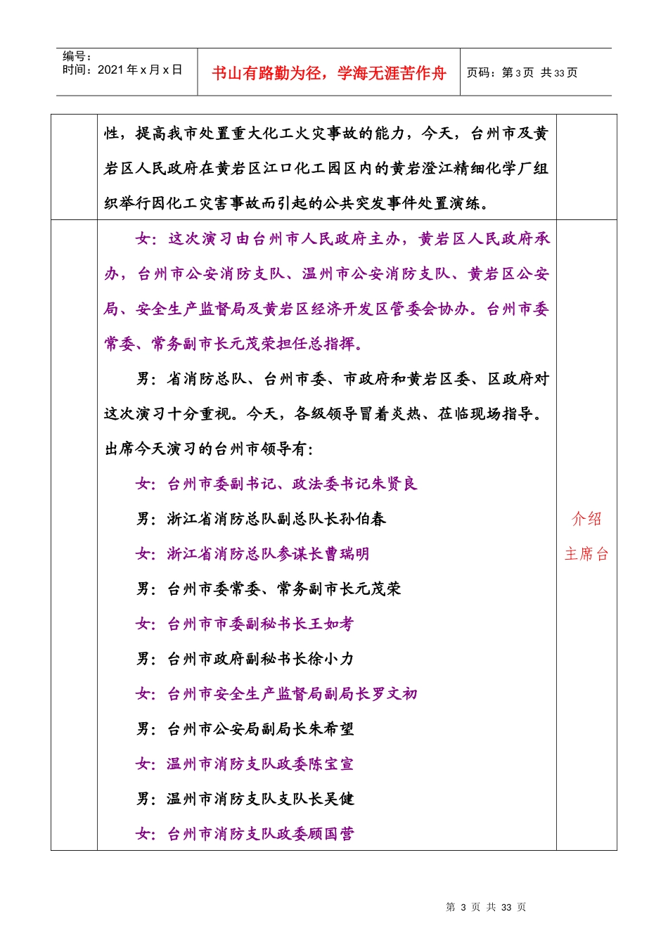 黄岩化工演习演讲稿_第3页