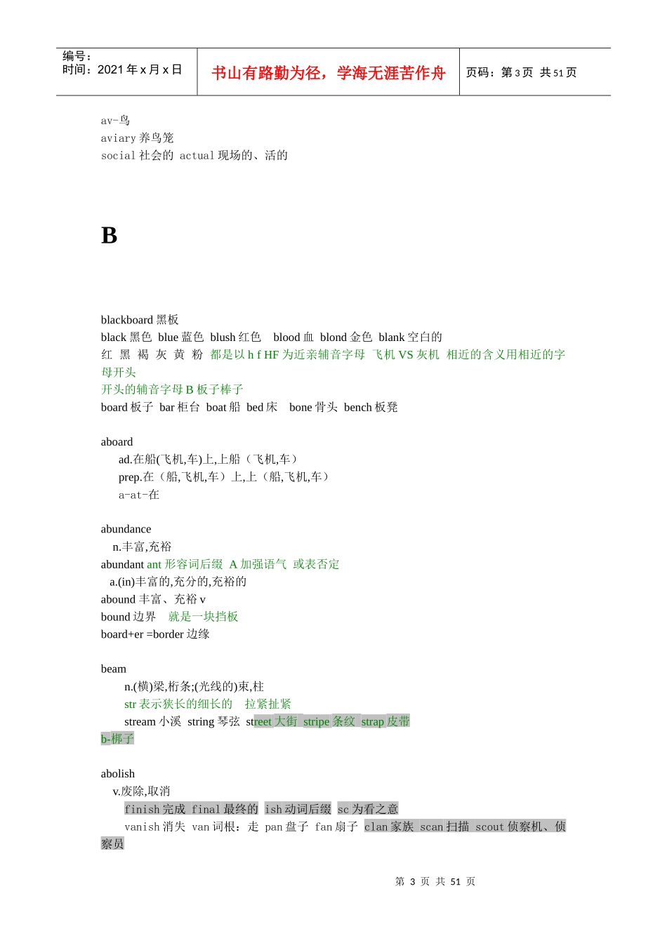 考研英语--考研词汇5500课程电子版教材_第3页