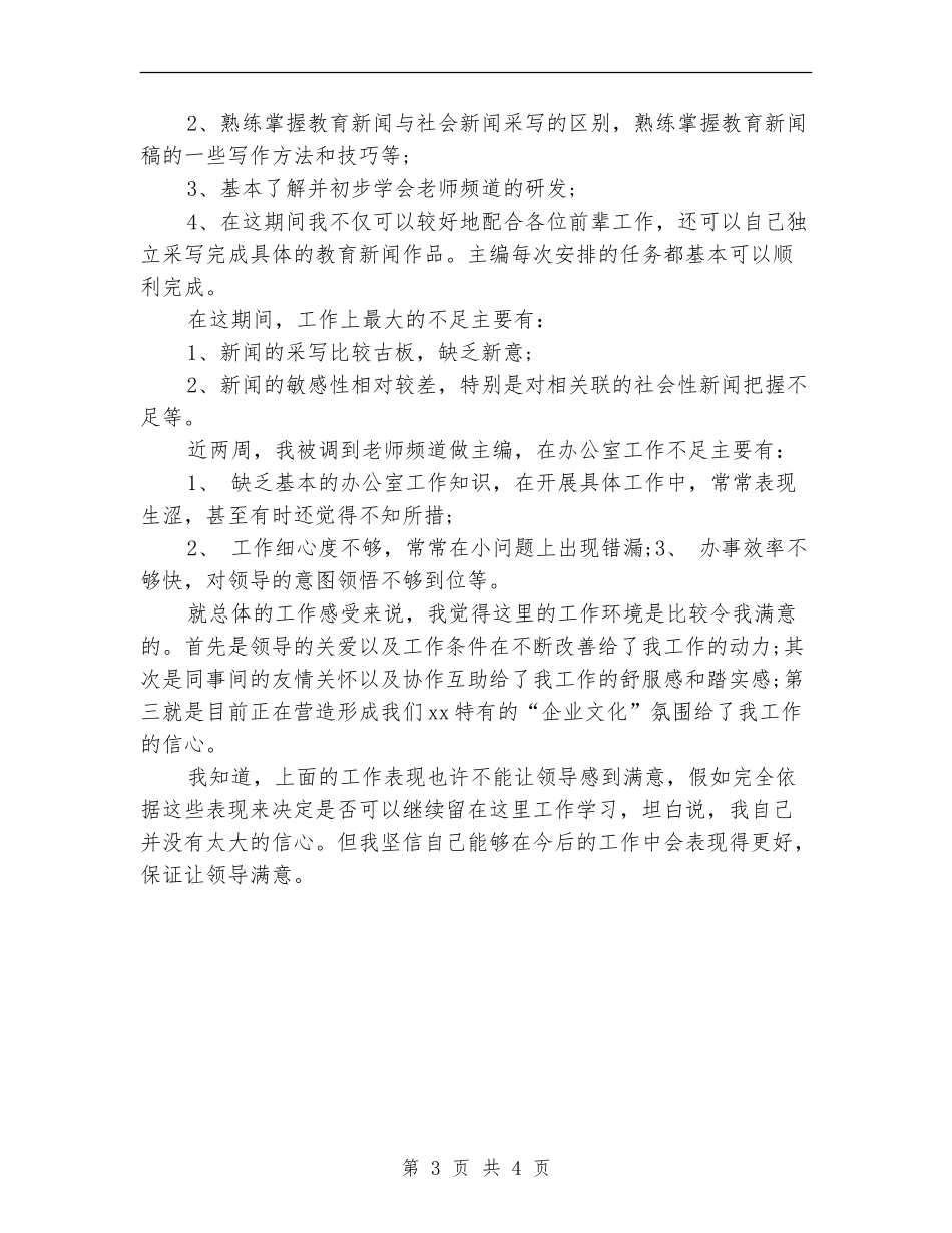 2024记者试用期工作总结_第3页