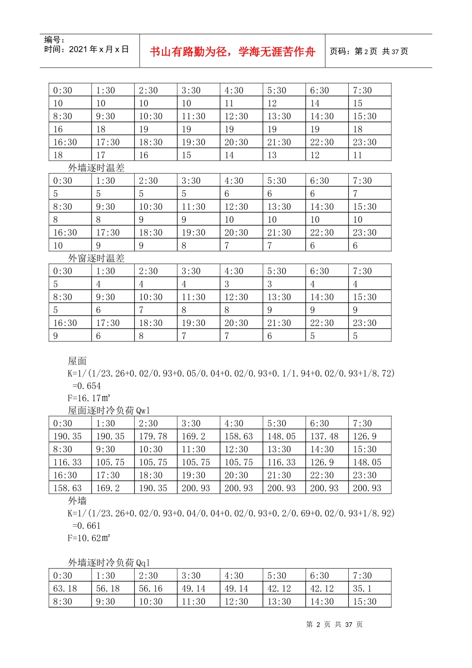 课程设计-重庆市某公司办公楼空调及冷热源工程_第2页